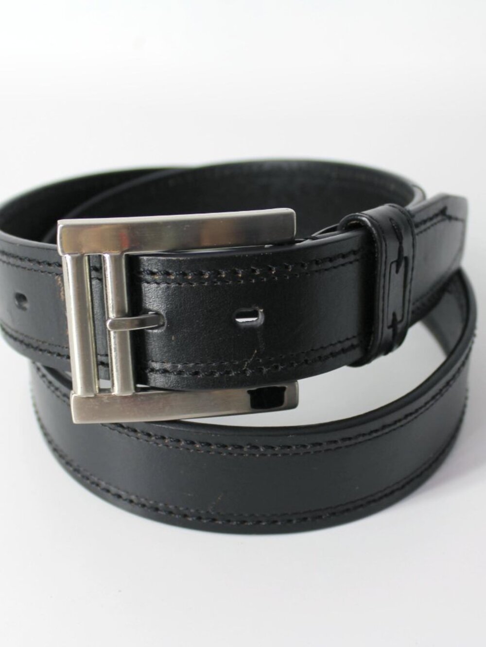 Florsheim vintage classic men's belt Genuine Leather size 36 black